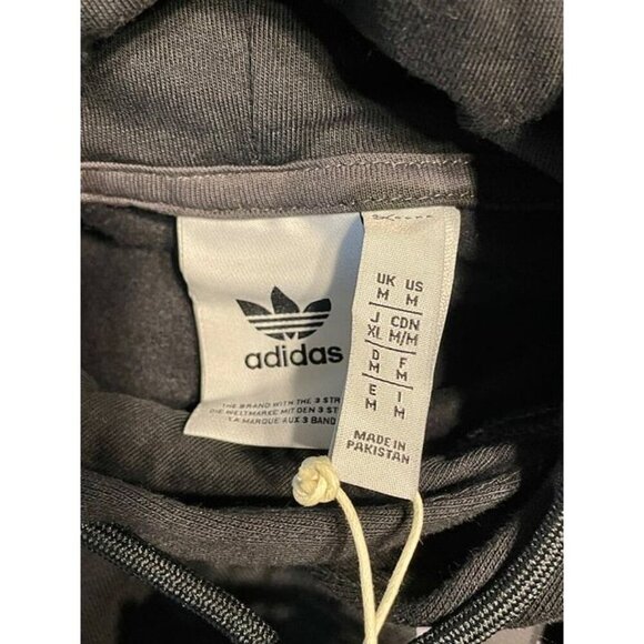 Men’s Adidas Camo MEDIUM Hoodie Sweatshirt  IK3536 Black Infill NEW WITH TAGS - Picture 4 of 4